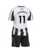 Newcastle United Harvey Barnes #11 Heimtrikotsatz für Kinder 2025-26 Kurzarm (+ Kurze Hosen)